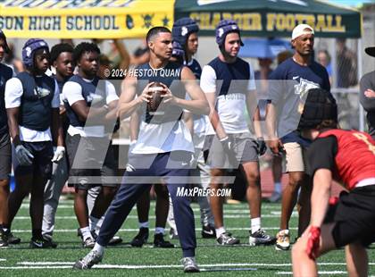 Thumbnail 1 in Mission Viejo vs. St. John Bosco (Battle At The Beach) photogallery.