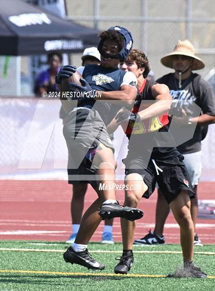 Thumbnail 2 in Mission Viejo vs. St. John Bosco (Battle At The Beach) photogallery.