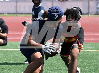 Thumbnail 2 in Mission Viejo vs. St. John Bosco (Battle At The Beach) photogallery.