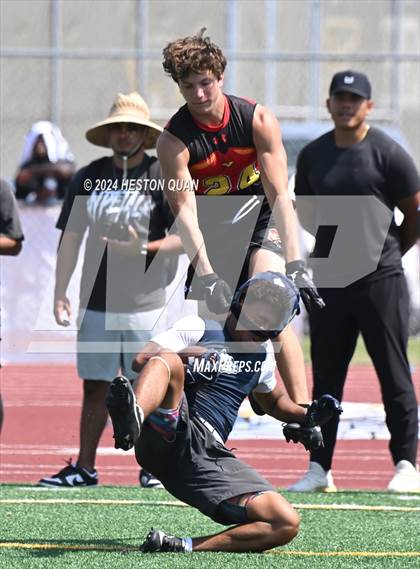 Thumbnail 2 in Mission Viejo vs. St. John Bosco (Battle At The Beach) photogallery.