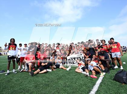 Thumbnail 2 in Mission Viejo vs. St. John Bosco (Battle At The Beach) photogallery.