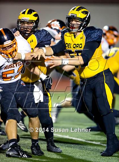 Thumbnail 3 in Roseville @ Del Oro (CIF-SJS D2 Round 1 Playoff) photogallery.