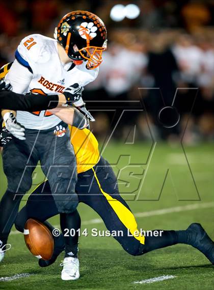Thumbnail 2 in Roseville @ Del Oro (CIF-SJS D2 Round 1 Playoff) photogallery.