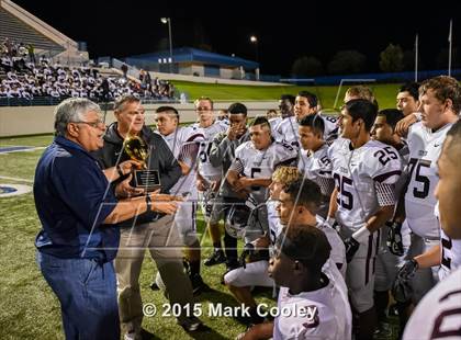 Thumbnail 3 in Cameron Yoe vs. McGregor (UIL 3A Bi-District) photogallery.