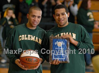 Thumbnail 2 in Chapel Field Christian vs. Coleman Catholic (Section 9 Class D Final) photogallery.