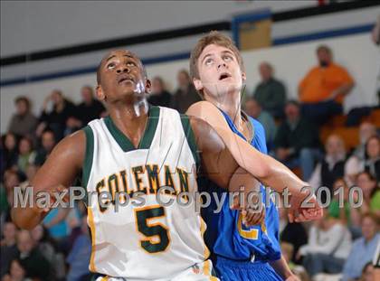 Thumbnail 2 in Chapel Field Christian vs. Coleman Catholic (Section 9 Class D Final) photogallery.
