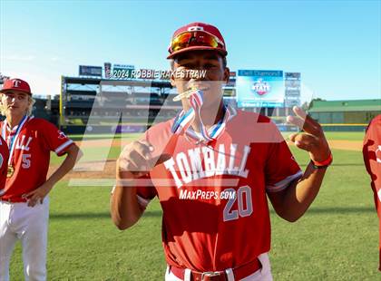 Thumbnail 2 in Pearland vs. Tomball (UIL 6A Baseball Final Medal Ceremony) photogallery.