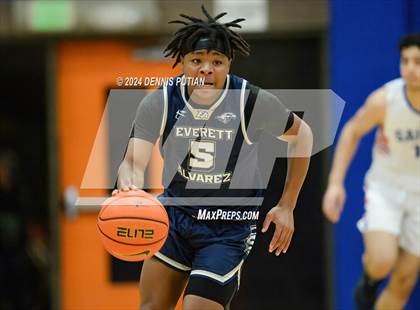 Thumbnail 3 in Everett Alvarez @ Santa Teresa (CIF CCS D1 Quarterfinals) photogallery.