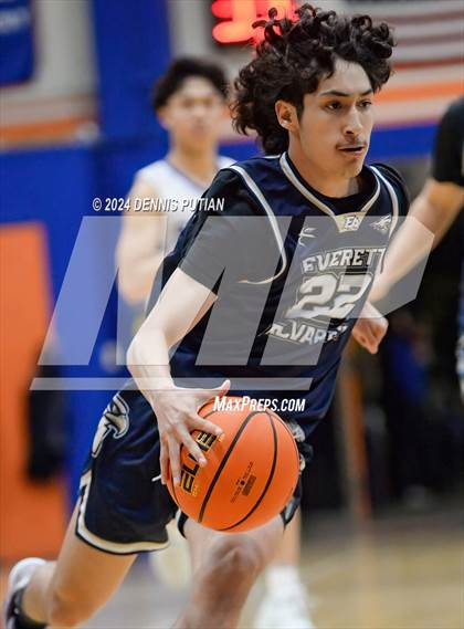 Thumbnail 1 in Everett Alvarez @ Santa Teresa (CIF CCS D1 Quarterfinals) photogallery.