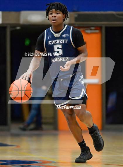 Thumbnail 1 in Everett Alvarez @ Santa Teresa (CIF CCS D1 Quarterfinals) photogallery.
