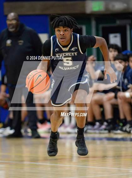 Thumbnail 1 in Everett Alvarez @ Santa Teresa (CIF CCS D1 Quarterfinals) photogallery.