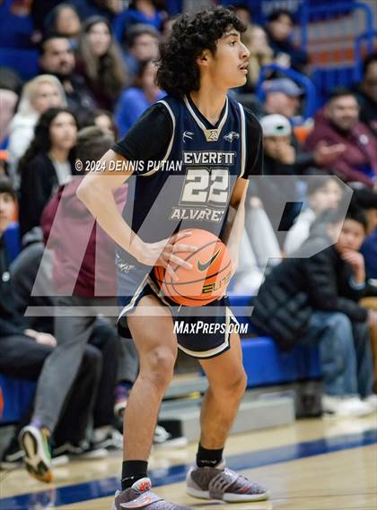 Thumbnail 3 in Everett Alvarez @ Santa Teresa (CIF CCS D1 Quarterfinals) photogallery.