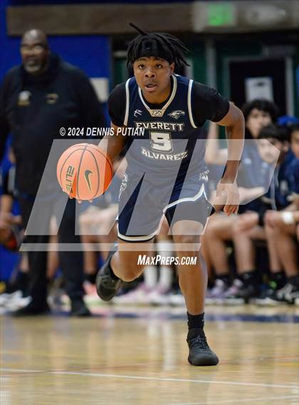 Thumbnail 2 in Everett Alvarez @ Santa Teresa (CIF CCS D1 Quarterfinals) photogallery.