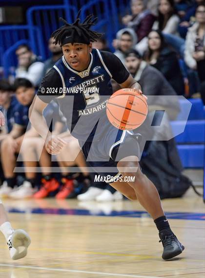 Thumbnail 3 in Everett Alvarez @ Santa Teresa (CIF CCS D1 Quarterfinals) photogallery.