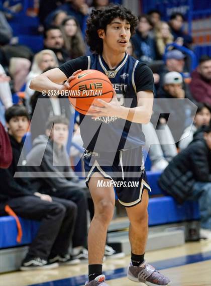 Thumbnail 2 in Everett Alvarez @ Santa Teresa (CIF CCS D1 Quarterfinals) photogallery.