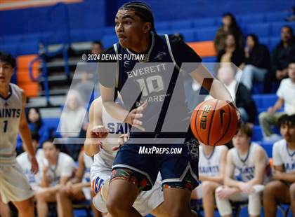 Thumbnail 1 in Everett Alvarez @ Santa Teresa (CIF CCS D1 Quarterfinals) photogallery.