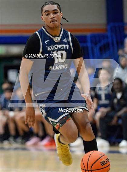 Thumbnail 2 in Everett Alvarez @ Santa Teresa (CIF CCS D1 Quarterfinals) photogallery.