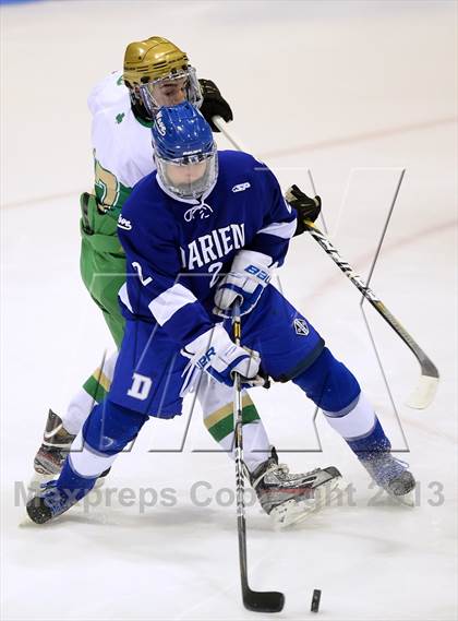 Thumbnail 3 in Darien vs. Notre Dame-West Haven (CIAC Division I Semifinal) photogallery.