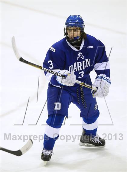 Thumbnail 1 in Darien vs. Notre Dame-West Haven (CIAC Division I Semifinal) photogallery.