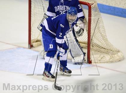 Thumbnail 2 in Darien vs. Notre Dame-West Haven (CIAC Division I Semifinal) photogallery.