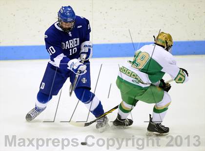 Thumbnail 2 in Darien vs. Notre Dame-West Haven (CIAC Division I Semifinal) photogallery.