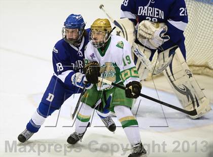 Thumbnail 3 in Darien vs. Notre Dame-West Haven (CIAC Division I Semifinal) photogallery.