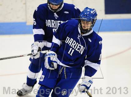 Thumbnail 1 in Darien vs. Notre Dame-West Haven (CIAC Division I Semifinal) photogallery.