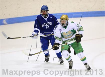 Thumbnail 3 in Darien vs. Notre Dame-West Haven (CIAC Division I Semifinal) photogallery.