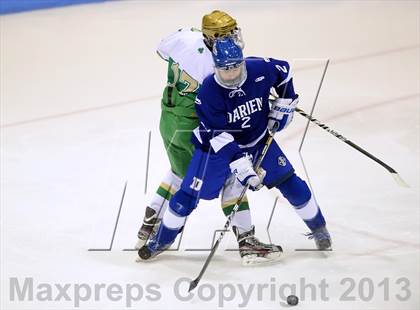 Thumbnail 1 in Darien vs. Notre Dame-West Haven (CIAC Division I Semifinal) photogallery.