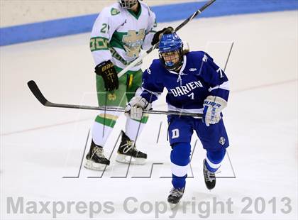 Thumbnail 2 in Darien vs. Notre Dame-West Haven (CIAC Division I Semifinal) photogallery.