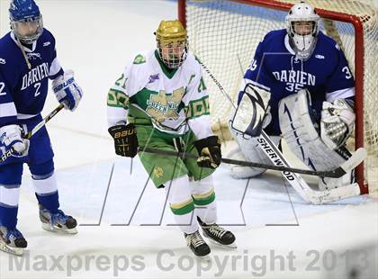 Thumbnail 1 in Darien vs. Notre Dame-West Haven (CIAC Division I Semifinal) photogallery.