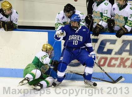 Thumbnail 2 in Darien vs. Notre Dame-West Haven (CIAC Division I Semifinal) photogallery.