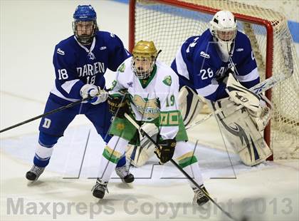 Thumbnail 2 in Darien vs. Notre Dame-West Haven (CIAC Division I Semifinal) photogallery.