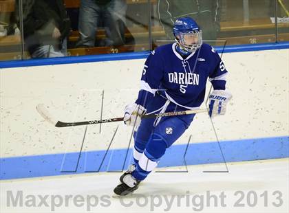 Thumbnail 3 in Darien vs. Notre Dame-West Haven (CIAC Division I Semifinal) photogallery.