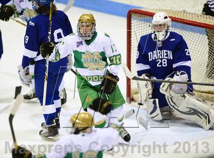 Thumbnail 2 in Darien vs. Notre Dame-West Haven (CIAC Division I Semifinal) photogallery.