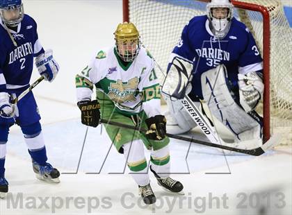 Thumbnail 2 in Darien vs. Notre Dame-West Haven (CIAC Division I Semifinal) photogallery.