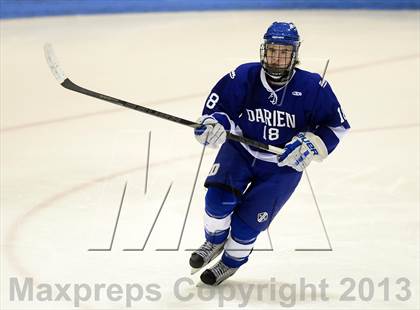 Thumbnail 2 in Darien vs. Notre Dame-West Haven (CIAC Division I Semifinal) photogallery.