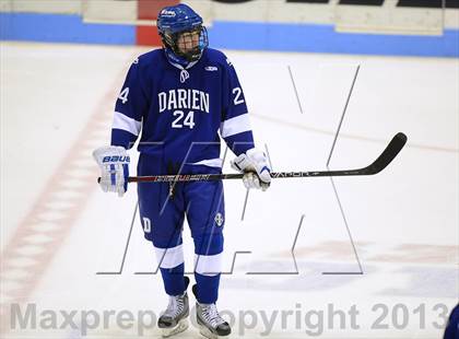 Thumbnail 1 in Darien vs. Notre Dame-West Haven (CIAC Division I Semifinal) photogallery.
