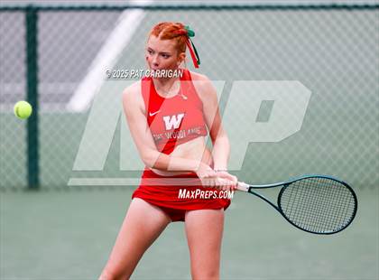 Thumbnail 2 in Round Rock Westwood vs The Woodlands (UIL Tennis 6A Final) photogallery.