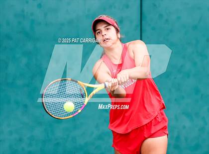 Thumbnail 1 in Round Rock Westwood vs The Woodlands (UIL Tennis 6A Final) photogallery.