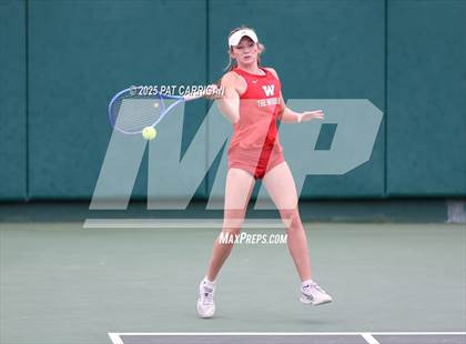 Thumbnail 1 in Round Rock Westwood vs The Woodlands (UIL Tennis 6A Final) photogallery.