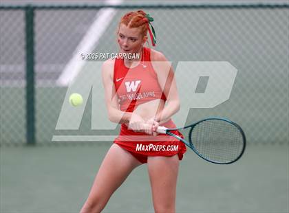 Thumbnail 3 in Round Rock Westwood vs The Woodlands (UIL Tennis 6A Final) photogallery.