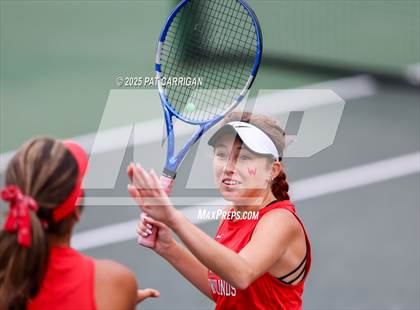 Thumbnail 1 in Round Rock Westwood vs The Woodlands (UIL Tennis 6A Final) photogallery.