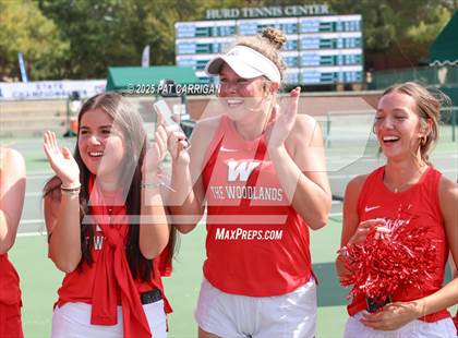Thumbnail 2 in Round Rock Westwood vs The Woodlands (UIL Tennis 6A Final) photogallery.