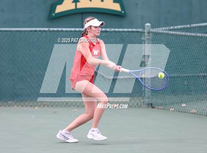 Thumbnail 3 in Round Rock Westwood vs The Woodlands (UIL Tennis 6A Final) photogallery.