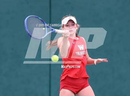 Thumbnail 1 in Round Rock Westwood vs The Woodlands (UIL Tennis 6A Final) photogallery.
