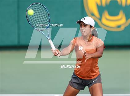 Thumbnail 1 in Round Rock Westwood vs The Woodlands (UIL Tennis 6A Final) photogallery.