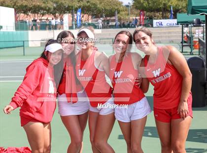 Thumbnail 2 in Round Rock Westwood vs The Woodlands (UIL Tennis 6A Final) photogallery.