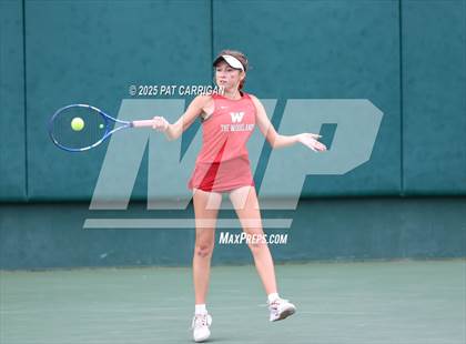 Thumbnail 3 in Round Rock Westwood vs The Woodlands (UIL Tennis 6A Final) photogallery.