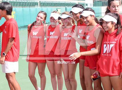 Thumbnail 1 in Round Rock Westwood vs The Woodlands (UIL Tennis 6A Final) photogallery.